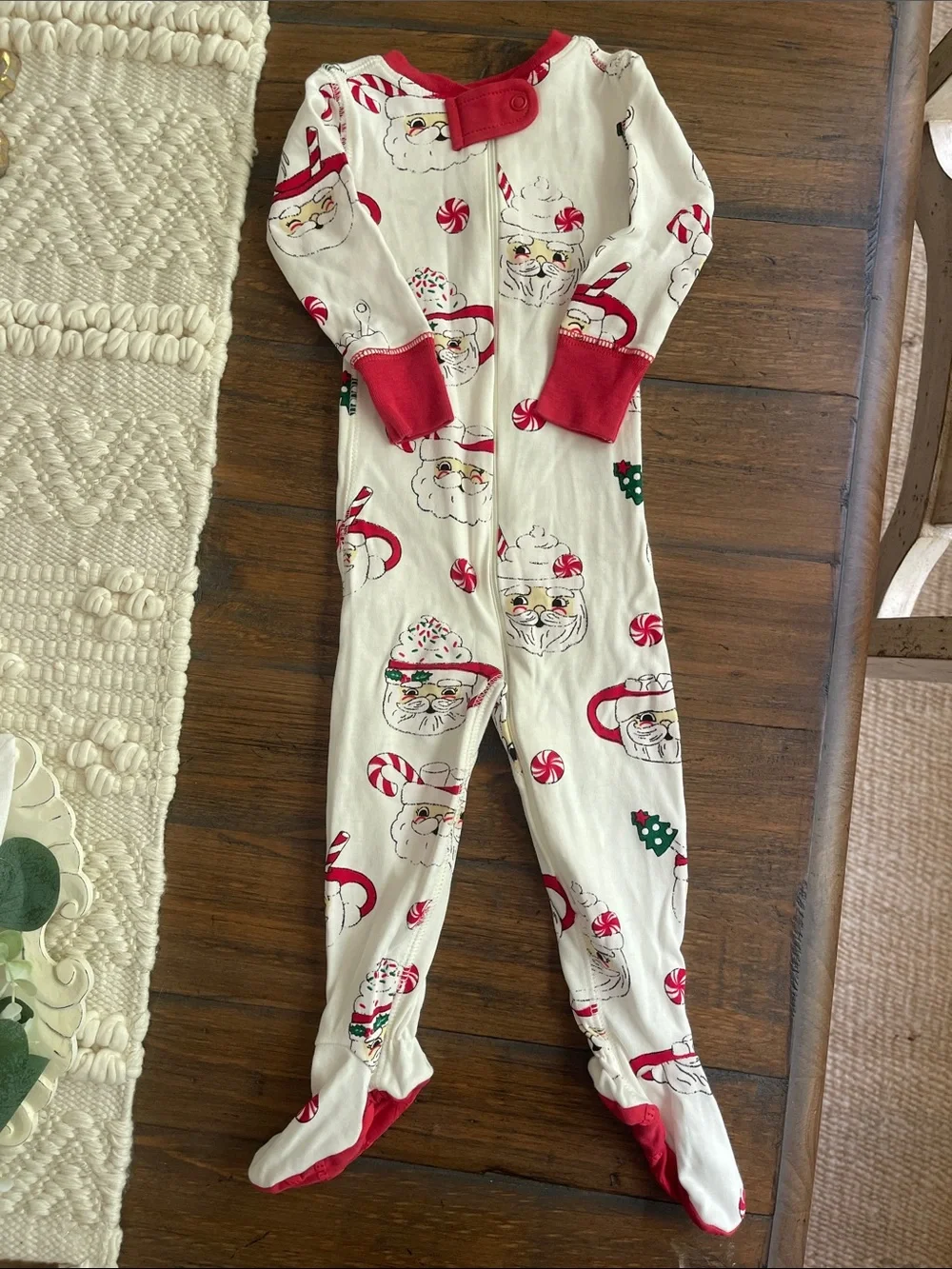 TBBC - Holiday Santa One-Piece Pajamas